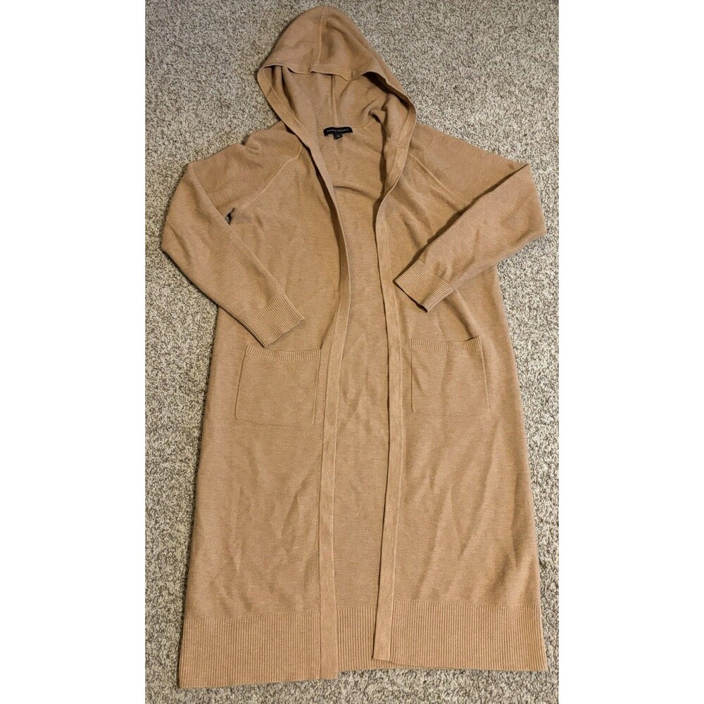 Women's Banana Republic Camel Duster Sweater With Hood, XS